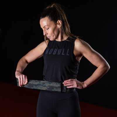 Lu Xiaojun velcro weightlifting belt - CAMO