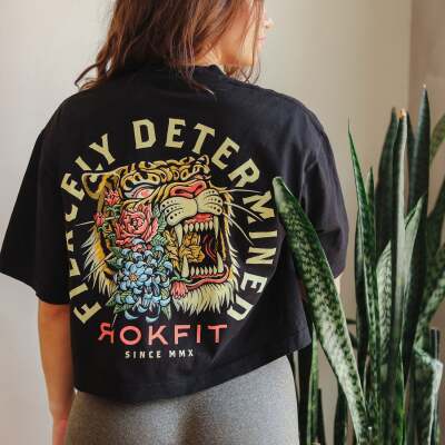 ROKFIT Determined crop top