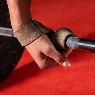 UKSF leather lifting straps BROWN