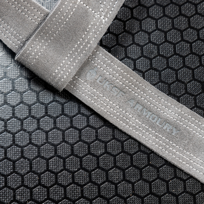 UKSF leather lifting straps GREY