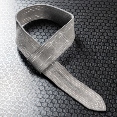 UKSF leather lifting straps GREY